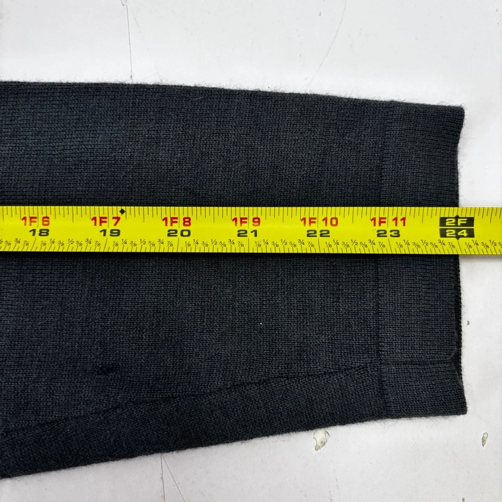 Pure Stuff Nordstrom Mens XL‎ Merino Wool Blend Long Sleeve Polo Sweater Grey